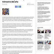 El mercado transaccional de Amrica Latina moviliza un 27% menos de capital en el primer trimestre del ao